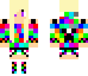 rainbow creeper girl