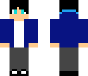 boy wearing blue hoodie