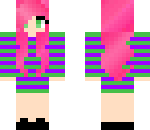 green and pink candy raper with pink gum