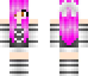 hot pink anime girl