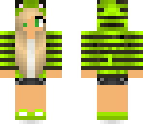 green tiger girl