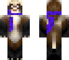 ferret scarf purple