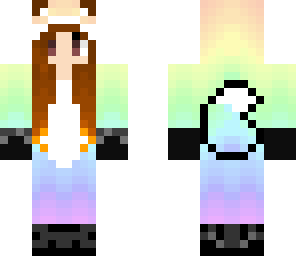 rainbow fox onesie