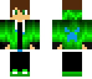 green electricity creeper boy