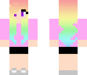 cute rainbow girl