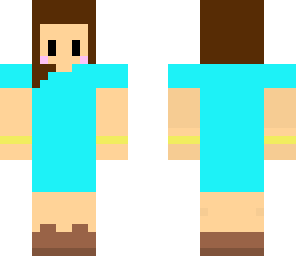 kawaii blue girl