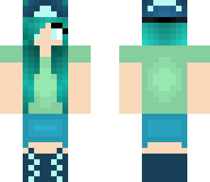 fixed blue skater girl