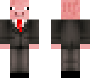fixed suited pig