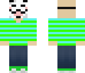 watermelon_soda mask and striped sweater