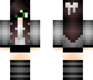 nerdy girl with green eyes