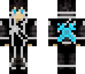 blue eyed and sword kirito