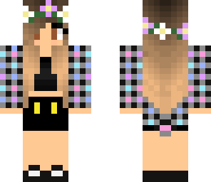 plaid pastel girl