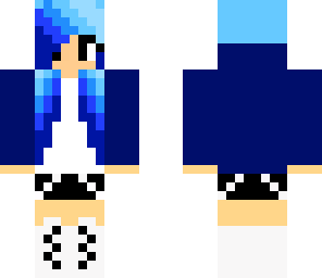 blue hair