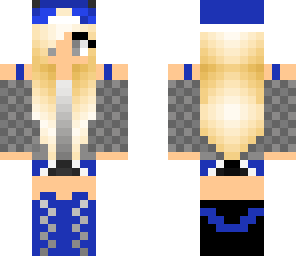 blue girl