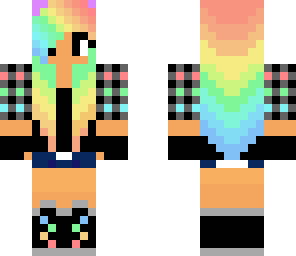 rainbow hair