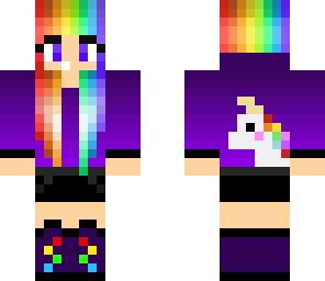 rainbow uniorn girl