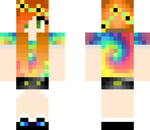 tie-dye girl