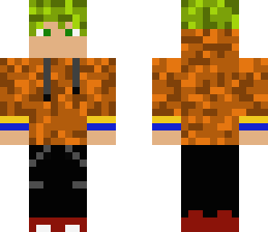 green haired skin fixed