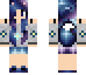 galaxy wolf girl