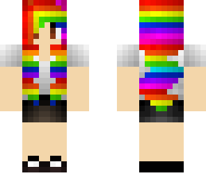 rainbow hair