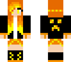 fire gamer girl