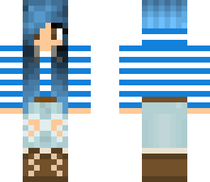 blue hair girl