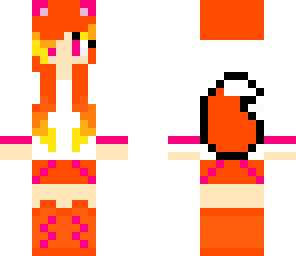 fire wolf girl