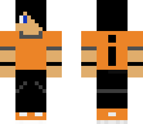 orange emo boy
