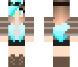 me steampunk girl withe blue hair