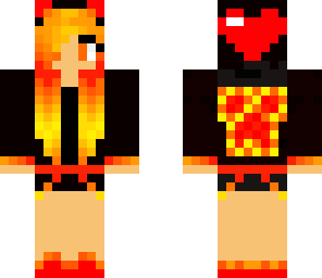 fire hoodie girl