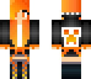 fire gamer girl