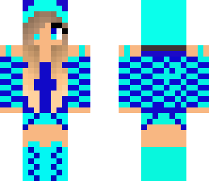 blue girl