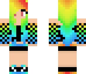 rainbow girl