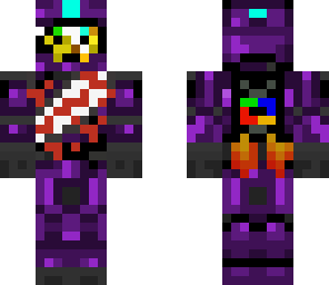 purple spartan panda