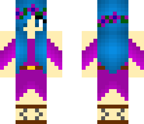 blue and purple