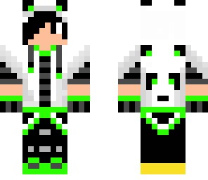 green panda boy