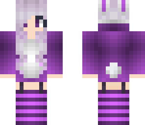 purple bunny girl