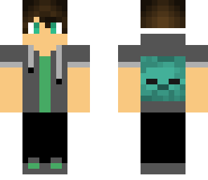 blue zombie jacket boy