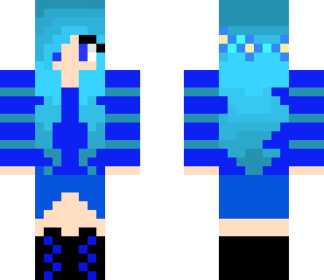 blue summer girl