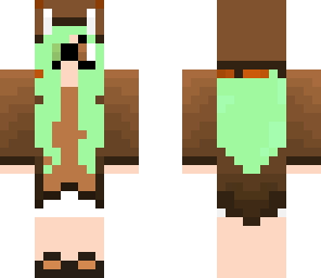 walrus girl mint green hair