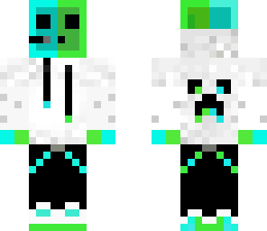 green and blue slime dude