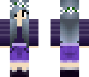 purple gothy girl