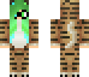 green haired tiger for meh bff