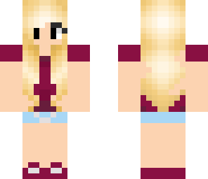 girl with maroon shirt