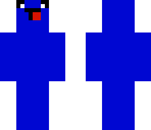 blue man