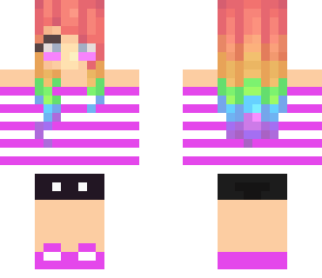 cute rainbow girl