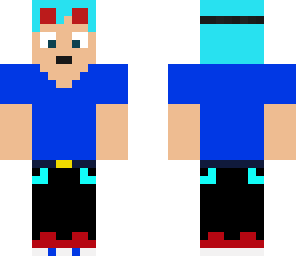 dantdm with blue hair real