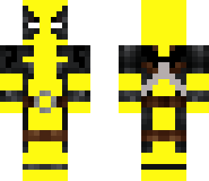 yellow deadpool psycho