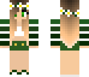 green sailor girl