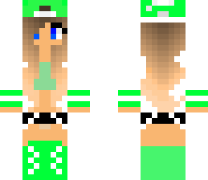 miss green girl